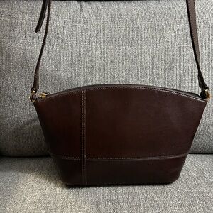 Etienne Aigner vintage leather crossbody bag